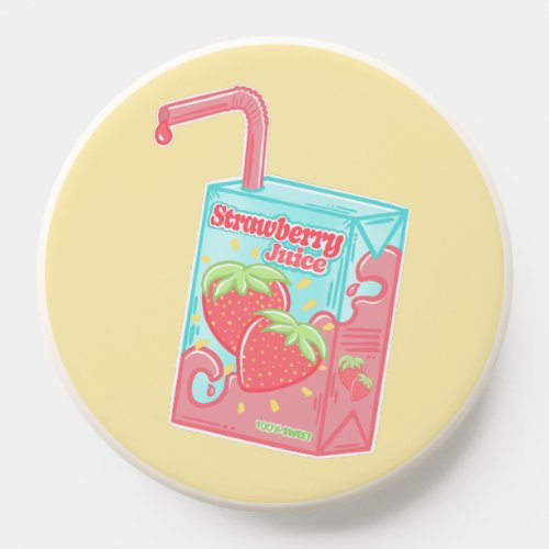 Strawberry Juice Box PopSocket