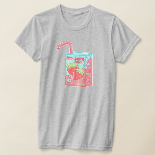 Strawberry Juice Box T_Shirt