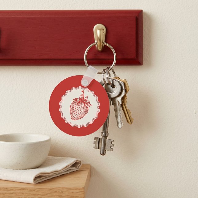 Strawberry Keychain (Creator Uploaded)