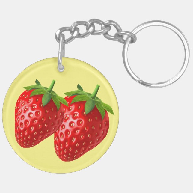Strawberry Keychain (Back Left)