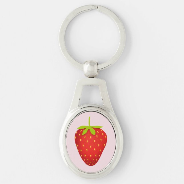 Strawberry Keychain (Front)