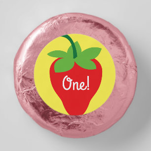 Strawberry Kid's Birthday Cute Dipped Oreo Cookie Favors