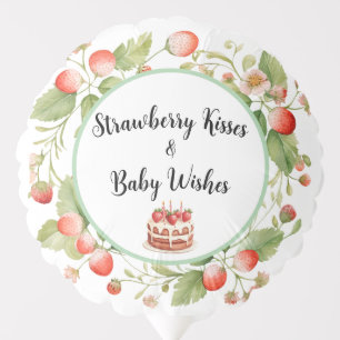 Strawberry Kisses- Baby Shower Balloon