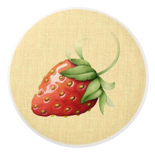 Strawberry Kitchen Drawer Knob _ SRF