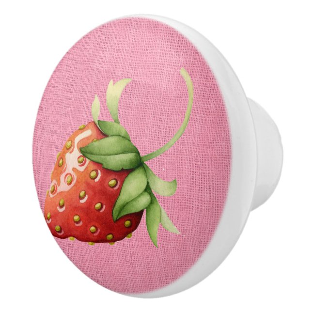 Strawberry Kitchen Drawer Knob - SRF (Right)
