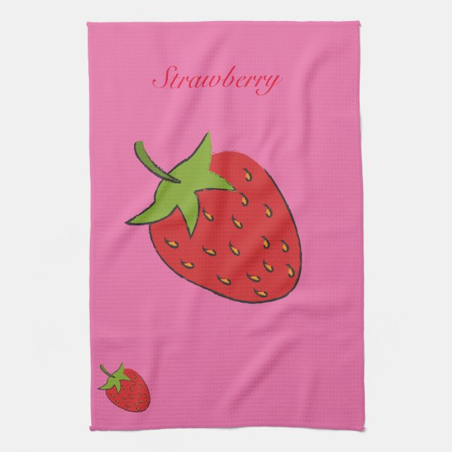 Strawberry Kitchen Towel (Vertical)