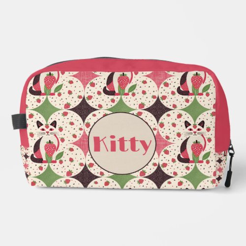 Strawberry Kitty Dopp Kit