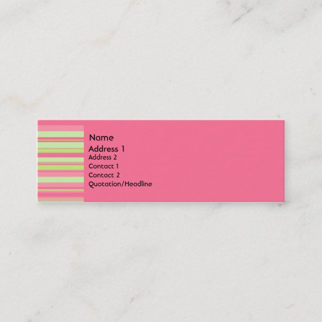 Strawberry & Kiwi Profile Card (Front)