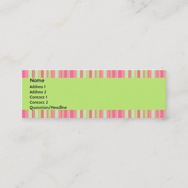 Strawberry & Kiwi Profile Card (Front)