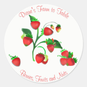 Strawberry Label