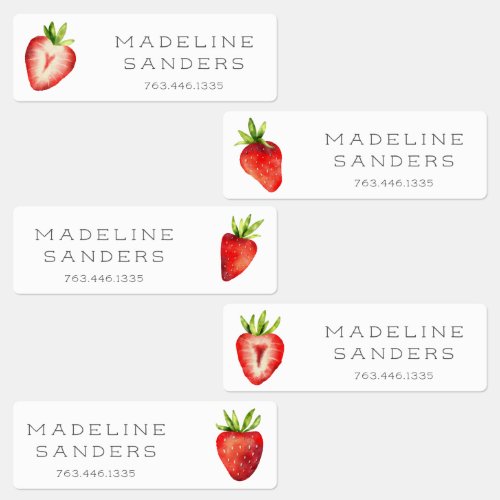Strawberry Labels