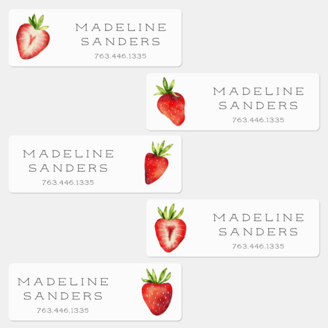 Strawberry Labels (Group)
