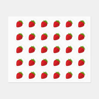 Strawberry Labels