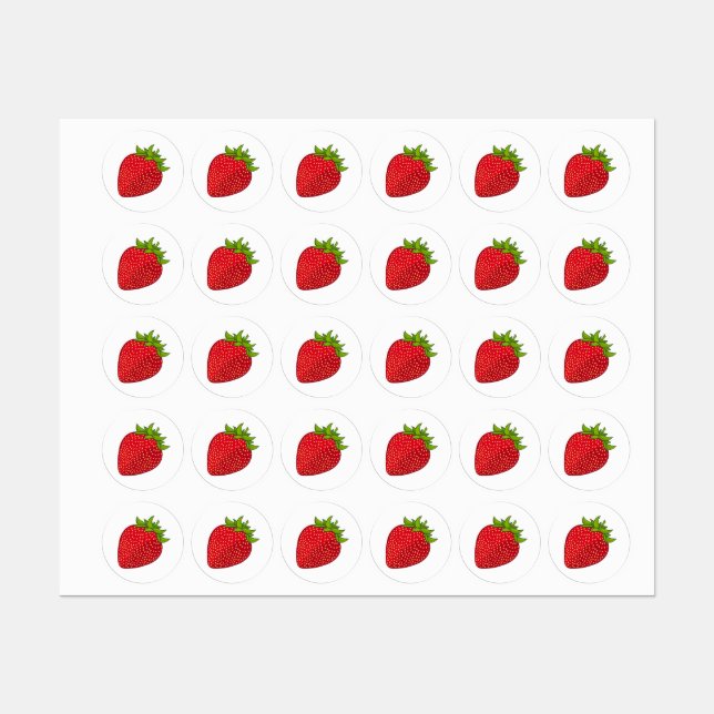 Strawberry Labels (Sheet)