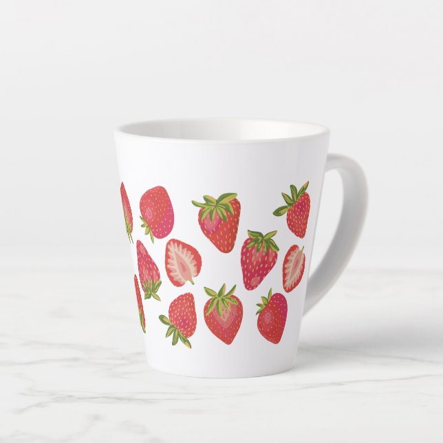 Strawberry Latte Mug (Right Angle)