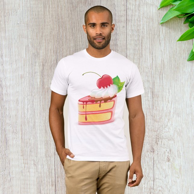 Strawberry Layer Cake Slice with Cream T-Shirt (Creator Uploaded)