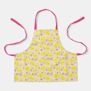 Strawberry Lemon Pink Apron