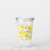 Strawberry Acrylic Tumbler Acrylic Tumbler With Lid and 