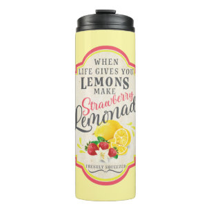 Strawberry Lemonade Thermal Tumbler