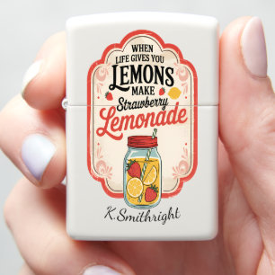 Strawberry Lemonade Twist Zippo Lighter