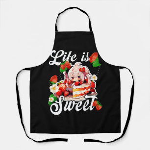 Strawberry Life Is Sweet Vintage Berry Garden Shor Apron