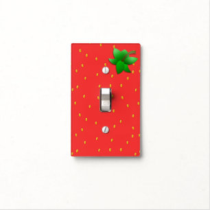 Strawberry Light Switch Cover
