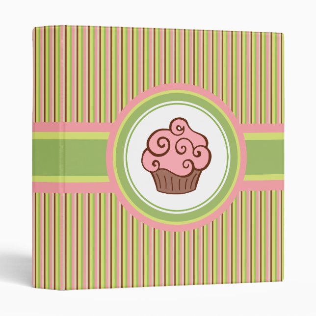 Strawberry Lime Cupcake Binder (Front/Spine)