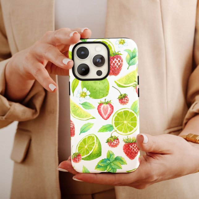 Strawberry Lime Fruit | iPhone 14 Case-Mate  Case-Mate iPhone Case (Creator Uploaded)