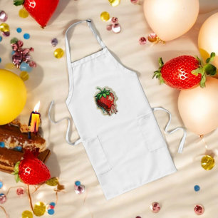 Strawberry Long Apron