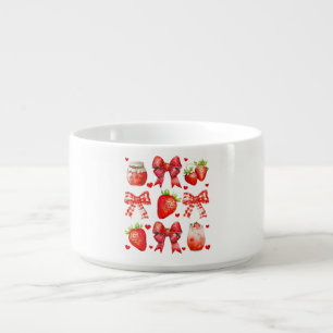 Strawberry Love Aesthetic Bowl