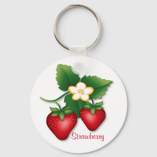 Strawberry Love Forever Keychain