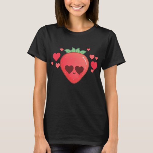 Strawberry Love Fruit Lover Foodie T_Shirt