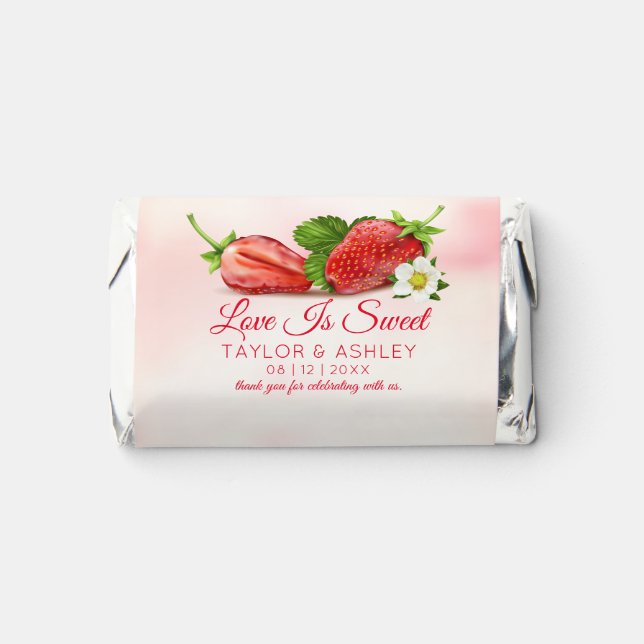 Strawberry Love is Sweet Hershey's Miniatures (Front)