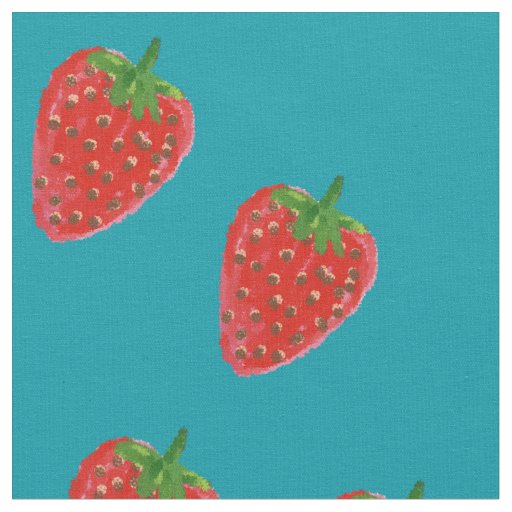 strawberry-loving fabric