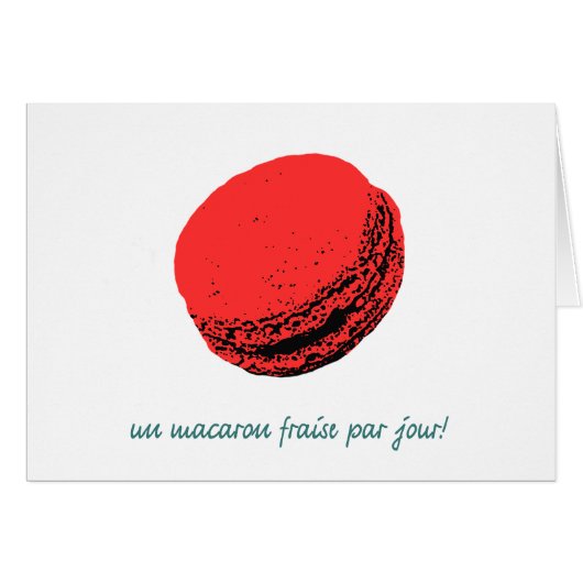 strawberry macaroon cards (Front Horizontal)