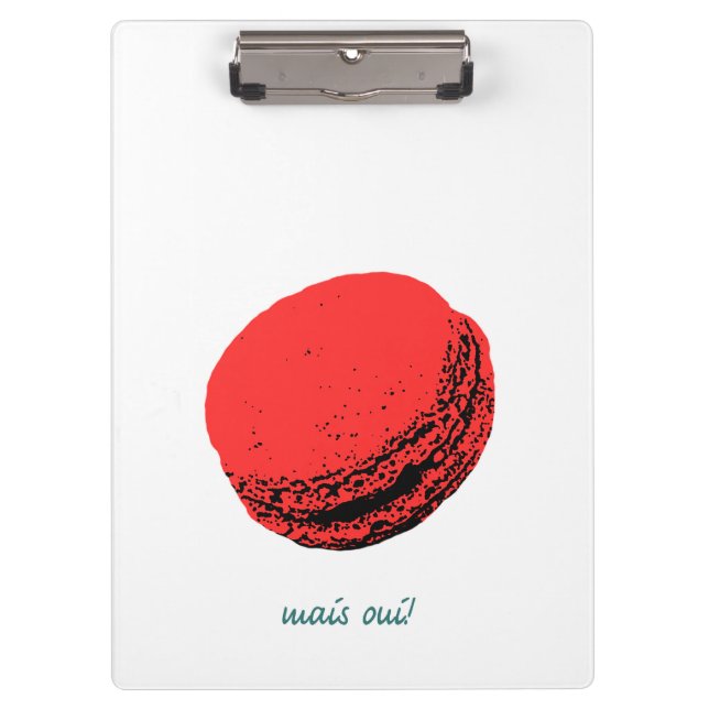strawberry macaroon clipboard (Front)