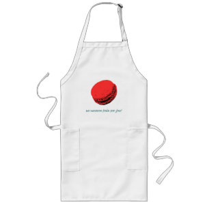 strawberry macaroon long apron