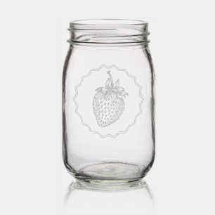 Strawberry Mason Jar