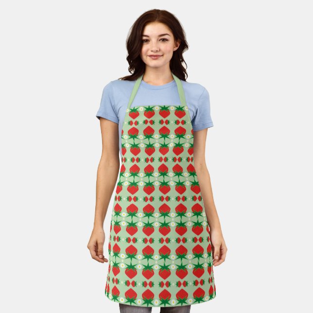 Strawberry Medium Apron (Worn)