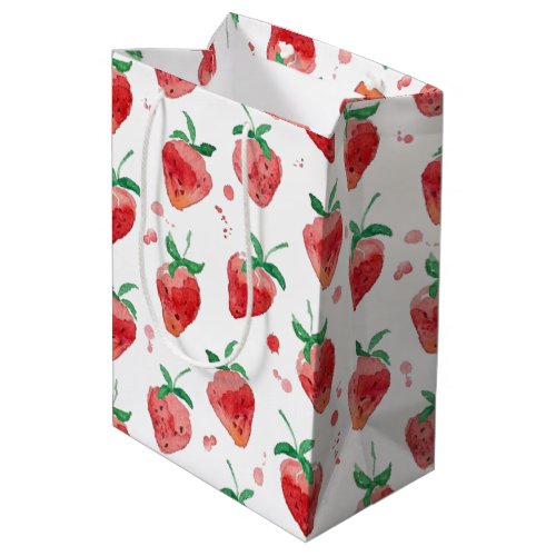 Strawberry Medium Gift Bag