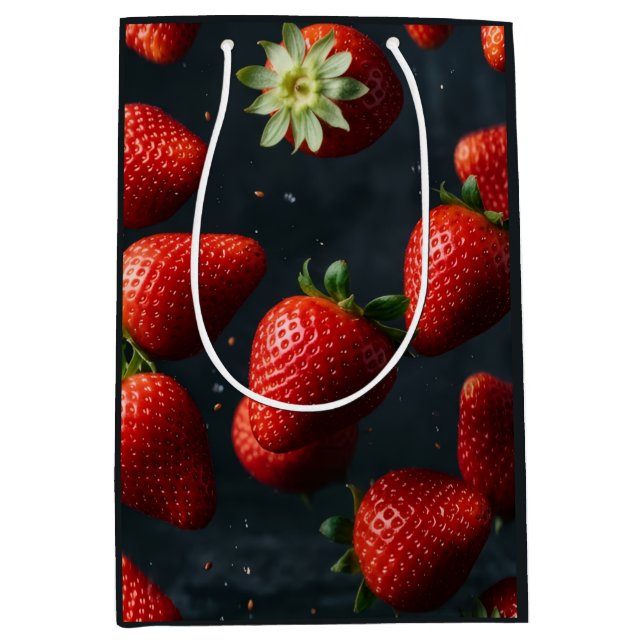 Strawberry Medium Gift Bag (Front)