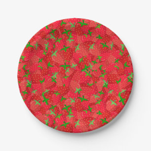 Strawberry Medley Paper Plates