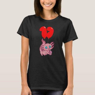 Strawberry Milk Axolotl 17th Birthday Kids Ballo T-Shirt
