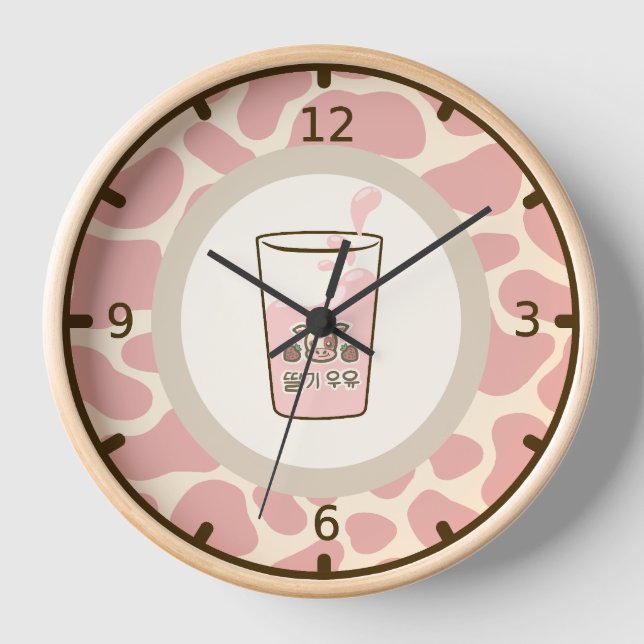 Strawberry Milk Clock (Front)