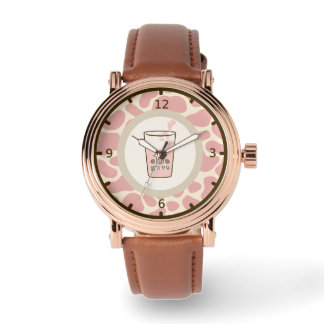 Strawberry Milk Clock Watch