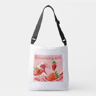 Strawberry milk crossbody bag