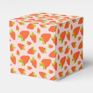 Strawberry Milk Favor Boxes