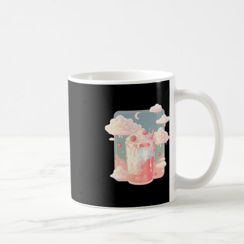 Strawberry Milk Milkshake Kawaii Lofi Cute Pastel  Coffee Mug