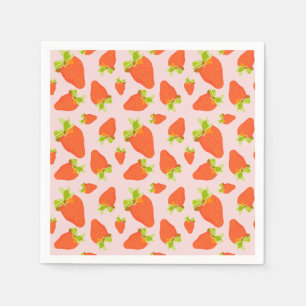 Strawberry Milk Napkins