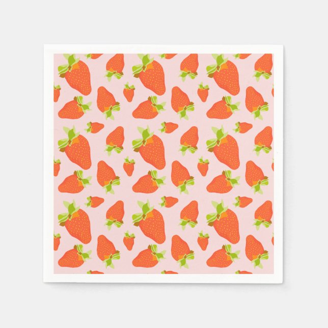 Strawberry Milk Napkins (Front)